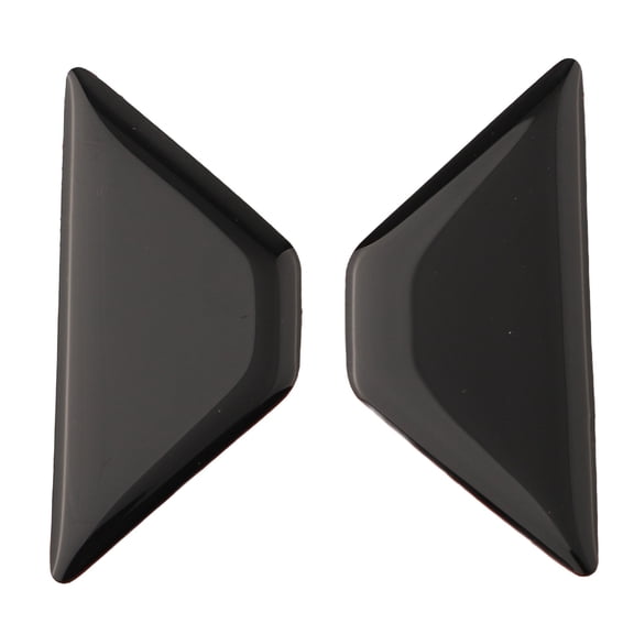 2Pcs Black Water Cup Holder Cover Trim for Honda Accord 2014-2017 Interior Accessories