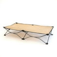 thumbnail image 3 of Carlson Pet Products Large Portable Pup Travel Pet Bed, Tan, 47.5” L x 24.5” W, For Dogs Up to 95 lbs, 3 of 14