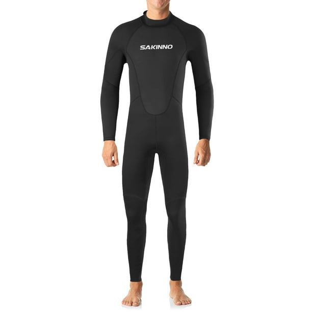 Traje de neopreno de neopreno de 2 mm para todo el cuerpo, protector contra erupciones para hombres, SAKINNO Traje de buceo