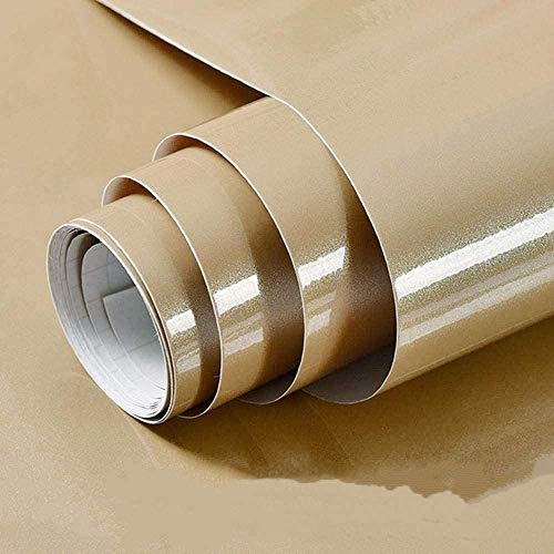 Champagne Gold Peel and Stick Wallpaper Cabinet Wallpaper 15.7?x78.7