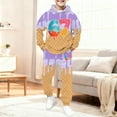 thumbnail image 2 of MEZZALL Boys 67 Ice Cream Print Sweatsuit Clothing Sets Long Sleeve Cute Pacthwork Sweatshirt Tops Hoodie Trousers Pants Sets Cozy Long Sleeve Clothing Sets, 2 of 5