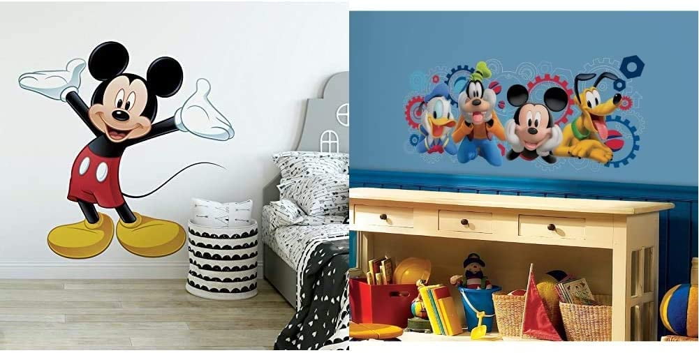 DISNEY MICKEY MOUSE & FRIENDS CLUBHOUSE CAPERS wall sticker MURAL decal Pluto 