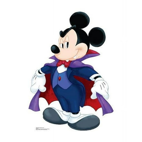 Halloween Mickey Dracula - Disney Cardboard Standup