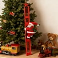 thumbnail image 5 of Electric Toy Decorative Climbing Ladder Christmas Ornaments 24 Inches, Plush Santa Claus Climbing Toy, Creative Xmas Decor for Holiday Home,red, 5 of 6