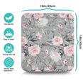 thumbnail image 5 of Washable Rubber Multicolored Floral Dish Drying Mats for Kitchen Counter Home Large Coffee Bar Pad Accessories and Decor for Utensils Stemware 16''x18'', 5 of 7
