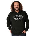 thumbnail image 4 of I Like Big Racks Funny Hunting Hoodie Hooded Sweatshirt Men Brisco Brands M, 4 of 6