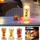 thumbnail image 1 of Xihbxyly Lámpara Led de Girasol, Diseño de Flor Eterna, Cúpula de Cristal con Base de Madera, Decoración Romántica para El Hogar, Regalo de San Valentín, Día de La Madre, Tamaño 11 X 22 Cm, Funciona, 1 of 4