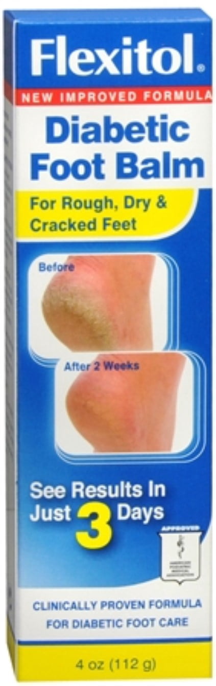 Flexitol Diabetic Foot Balm 4 oz (Pack 