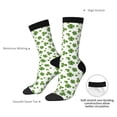 thumbnail image 4 of Fuzoiu St. Patrick's day Print Athletic Crew Socks for Men & Women,Casual Crew Socks,Above Ankle Crew Socks for Business, Casual, 4 of 6