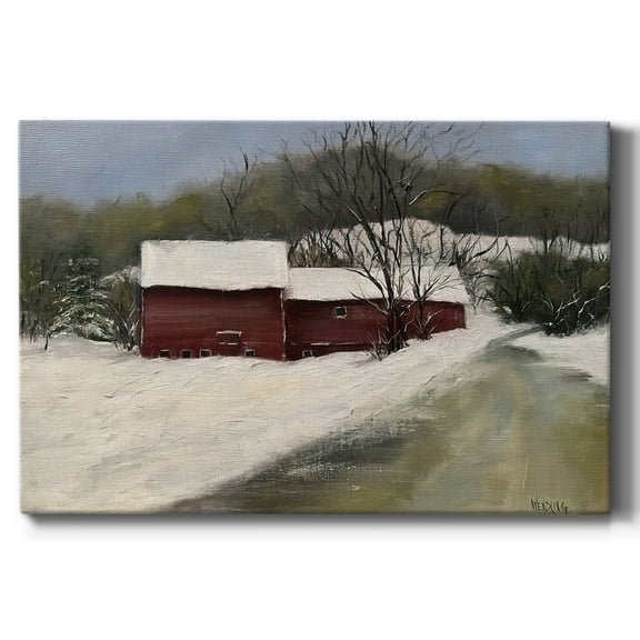 Winter Homestead II- Gallery Wrapped Canvas