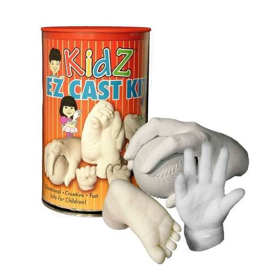 Kidz EZ Cast Kit - the Baby Foot and Hand Casting Kit - Make a Durable Plaster Cast