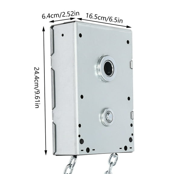 Garage Door Chain Hoist for Roll Up Doors 4:1 Gear Ratio, Warehouse Roller Shutter Door Chain Hoist Opener 330.69lbs