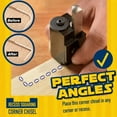thumbnail image 5 of Woodworking Right Angle Chisel Angle Chisel Square Chisel Embedded Hinge Door Lock Groove Woodworking Tools Silver, 5 of 6