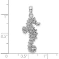 thumbnail image 3 of 14K White Gold 3-D Seahorse Charm (30 X 11.1) Made In United States k2983w, 3 of 5
