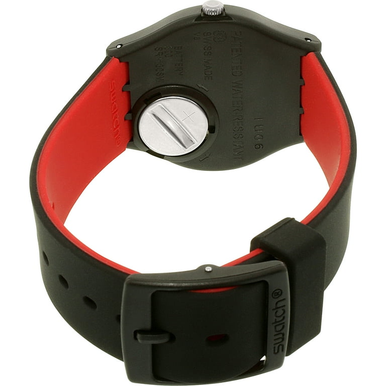 Swatch Boy's Originals GB294 Black Silicone Swiss Quartz