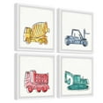 thumbnail image 3 of Marmont Hill Printed Construction Framed Art Prints, Set of 4, 3 of 5