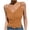 Coffee, variant on Zulora Women's V-Neck Sleeveless Crop Cami Top Lace Trim Spaghetti Strap Slim Fit Summer Essential