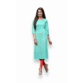 thumbnail image 3 of ZOORI, Traditional Rayon Print Kurti, Cultural Wear for Women,01, 3 of 5