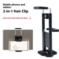 thumbnail image 2 of Adjustable Multifunction Clamp Holder For Smartphones Tablets Featuring Double 1/4 Thread Mounts And Expandable 19cm Width, 2 of 8