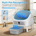 thumbnail image 2 of SUW Self Cleaning Cat Litter Box, Open-Top Automatic Litter Box for Multiple Cats, Large Capacity Robot, APP Control, Safety Protection, 2 Rolls Litter  Liners Bag, 1 Odor Eliminator, 2 of 7