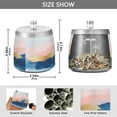 thumbnail image 2 of Yayeee Ashtray with Lid for Cigarette Smokeless Stainless Steel Home Ash Holder, Abstract Painting, 2 of 7