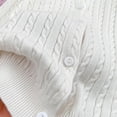 thumbnail image 4 of KyCheLot Girls' Knitted Cardigan Crew Neck Long Sleeve Button down Schoolwear Lightweight Comfy Soft Sweaters, 4 of 5