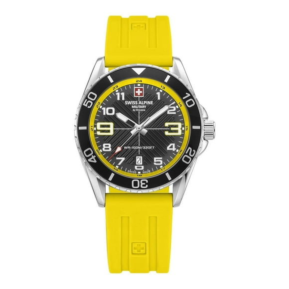 Swiss Alpine Military Men's Watch Analog Quartz 7029.1838SAM Silicone