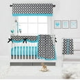 thumbnail image 2 of Bacati - Aztec Love Black/Turquoise Musical Baby Crib Mobile, 2 of 8