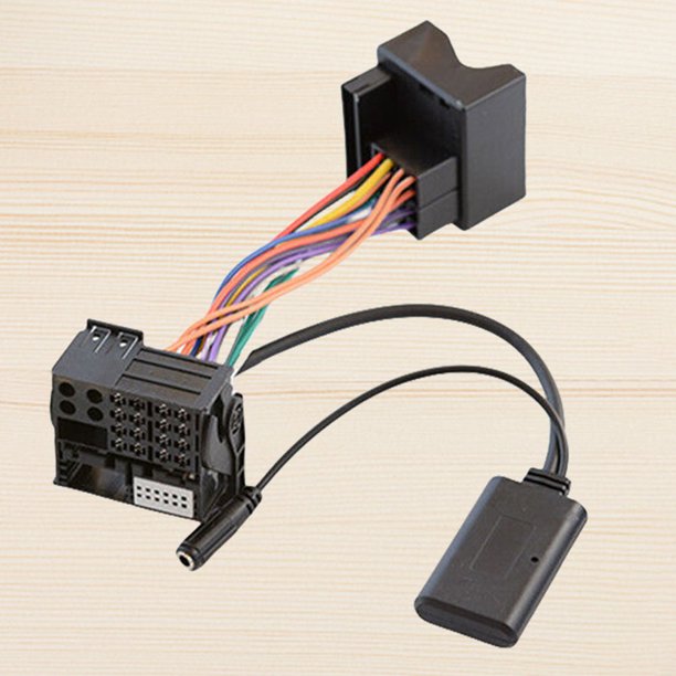 Cable auxiliar de Radio estéreo Compatible con Bluetooth para Mercedes W209 X164 W164