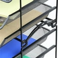 thumbnail image 5 of Lishi Pallet File Manager - Wall Mounted Document Tray, Office and Home Storage Shelf (Black), 5 of 5