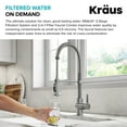 thumbnail image 5 of KRAUS Britt 2-in-1 Commercial Style Pull-Down Single Handle Water Filter Kitchen Faucet in Spot-Free Stainless Steel with Purita 2-Stage Under-Sink Filtration System, 5 of 19