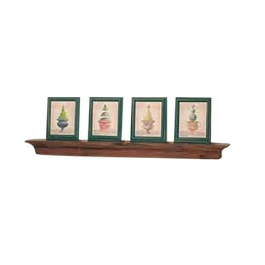 Wall Mounted Fireplace Mantle Pine Shelf 30 in. W Antique Finish Shelf Renovator's Supply