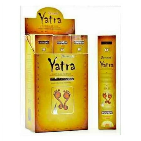 Yatra Box of 12 tube 204 gram Incense sticks Parimal Mandir