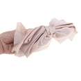 thumbnail image 4 of Unique Bargains 1 Pc Grace Bow Ribbon French Barrette Hair Clips for Home Pink, 4 of 5
