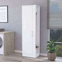 CoSoTower 2-Door 6-Shelf Tall Storage Cabinet White