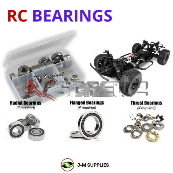 RCScrewZ Rubber Shielded Bearings tek008r for Tekno RC SCT410.3 1/10 4WD (#TKR5507) | SET