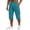 BP48_Dark Green, variant on Dwellite Mens Workout Capris Gym Hiking Shorts Zipper Pockets Lightweight Athletic 3/4 Capri Pants Black L