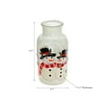 thumbnail image 3 of Frosted Glass Mason Jar (Double Snowman), 3 of 3