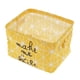 thumbnail image 1 of De Almacenamiento A Prueba De Agua Cesto De Juguete Cesto De Almacenamiento De Libros De Maquillaje Con Amarillo, 1 of 8