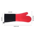 thumbnail image 2 of Guantes aislantes para horno Advancent de silicona rojo 1 pieza 2 capas, 2 of 6