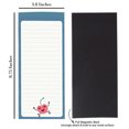 thumbnail image 2 of Inkdotpot Pack of 6 Funny Magnetic Dry Erase List For Fridge, Wipe Clean w/ NoStain, Quick Notes Shopping & Grocery List Whiteboard for Fridge, 8.75" x 3.8"(Dancing Fruits), 2 of 6