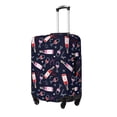 thumbnail image 2 of Bixox Washable Love Wine Printed Luggage Cover, Fashion Suitcase Protector Fits for Large luggage, 2 of 8