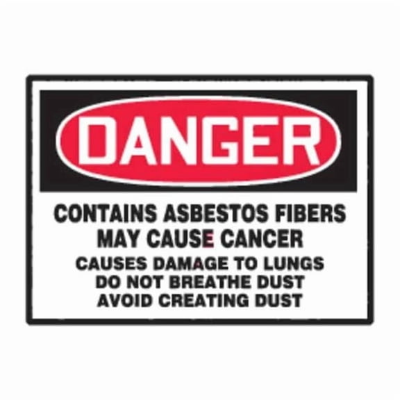 Accuform Safety Label,3 1/2 inx5 in,Vinyl,PK5 LCAW101VSP