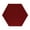 Claret, variant on ATS Acoustics Hexagon Acoustic Panel Fire Rated 12" x 2" Sound Absorbing Professional Studio Quality Wall Tile (Claret)