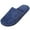 Navy, variant on Men Warm Home Plush Soft Slippers Anti-slip Indoor Casual Flat Round Toe Gray, 1cm