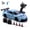 Cyan / 1 battery, variant on 1:20 Scale Mini RC Drift Car, 2.4G 4WD High-Speed Drift Racing Car with Gear Shift Model, Dual Tire Set & LED Lights for Hobbyist