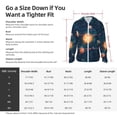 thumbnail image 5 of Daiia Solar System And Planets UPF 50+ Sun Protection Hoodie Jacket Lightweight Long Sleeve Sun Shirt for Women Men with Pocket Hiking Outdoor-X-Large, 5 of 7