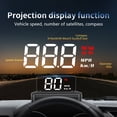 thumbnail image 3 of Smart Head-Up Display G100 for Cars: Real-Time Speed, Direction, Satellite Count - Overspeed & Fatigue Alerts, Auto Brightness Adjustment, Compatible with All Vehicles, 3 of 6