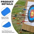 thumbnail image 3 of Uxcell Arrow Vanes Arrow Fletching 4" Water Drop Shape TPU for Hunting DIY Shooting(White, Pack of 100), 3 of 7