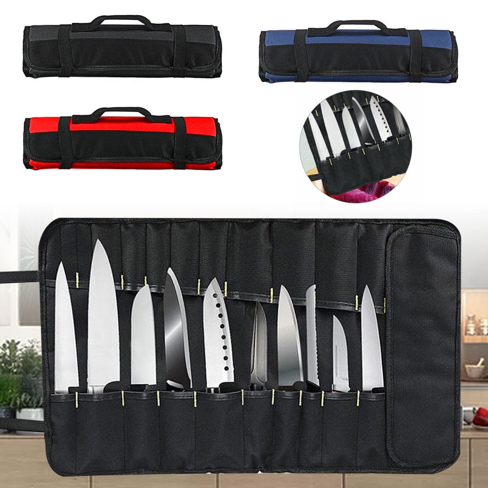 Chef Knife Bag Roll Bag Carry Case Kitchen Portable Storage Knifes For